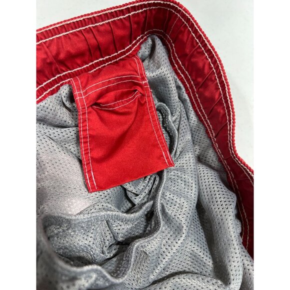 Old Navy - Men's Swim Short Printed Swimsuits - Red/Blue/White - Extra Large - Picture 12 of 16